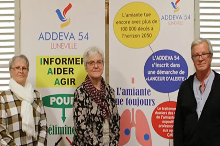 ADDEVA 54 défend les salariés exposés à l’amiante